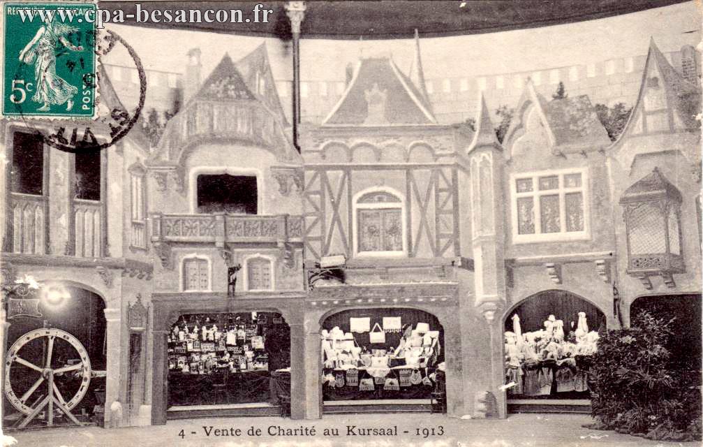 4 - Vente de Charité au Kursaal - 1913